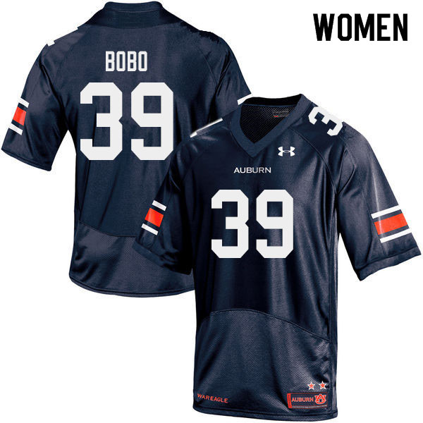 Auburn Tigers Women's Chris Bobo #39 Navy Under Armour Stitched College 2019 NCAA Authentic Football Jersey PNU5674YV